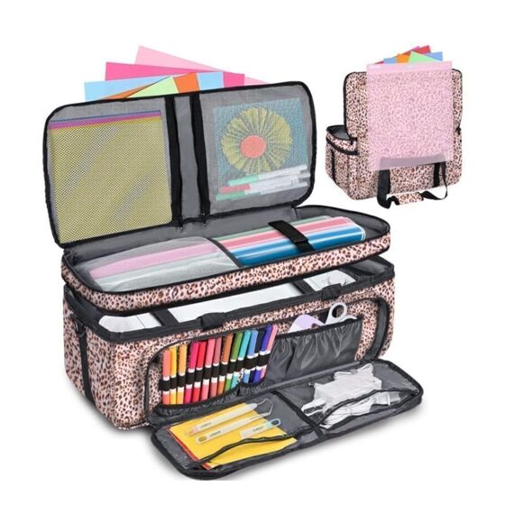 🧵Double Decker Cricut Carrying Case🧵 - Picture 1 of 5